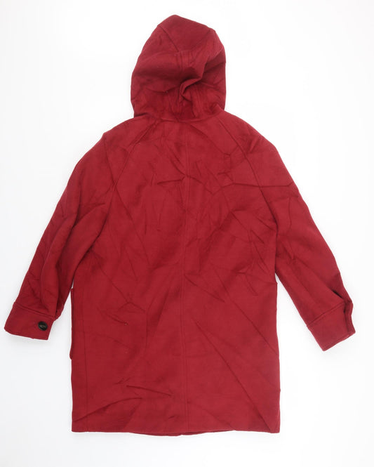 Marks and Spencer Womens Red Pea Coat Coat Size 12