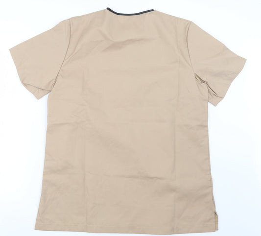 Wearwell Womens Beige Tunic T-Shirt Size L - Work