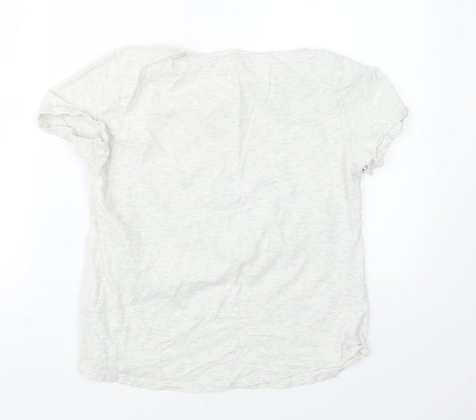 Marks and Spencer Womens Beige Basic T-Shirt Size 10