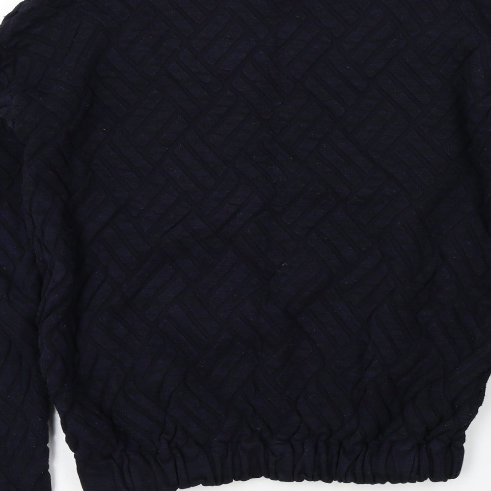 Mango Womens Blue Pullover Jumper Size XS