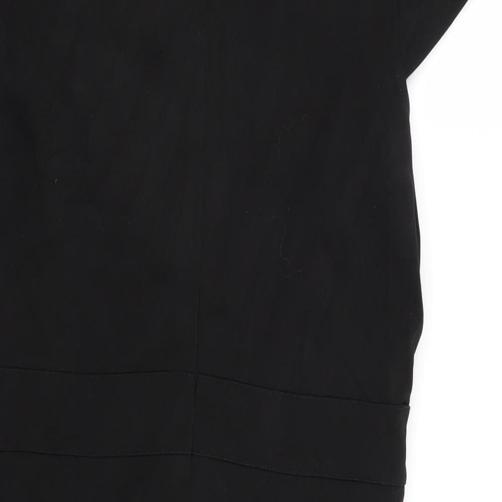 Atelier Womens Black Batik A-Line Size 12