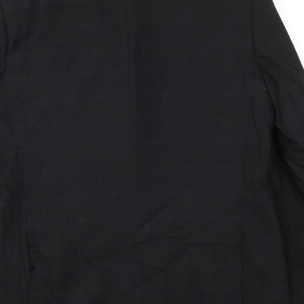 NEXT Mens Black Check Jacket Blazer Size 42