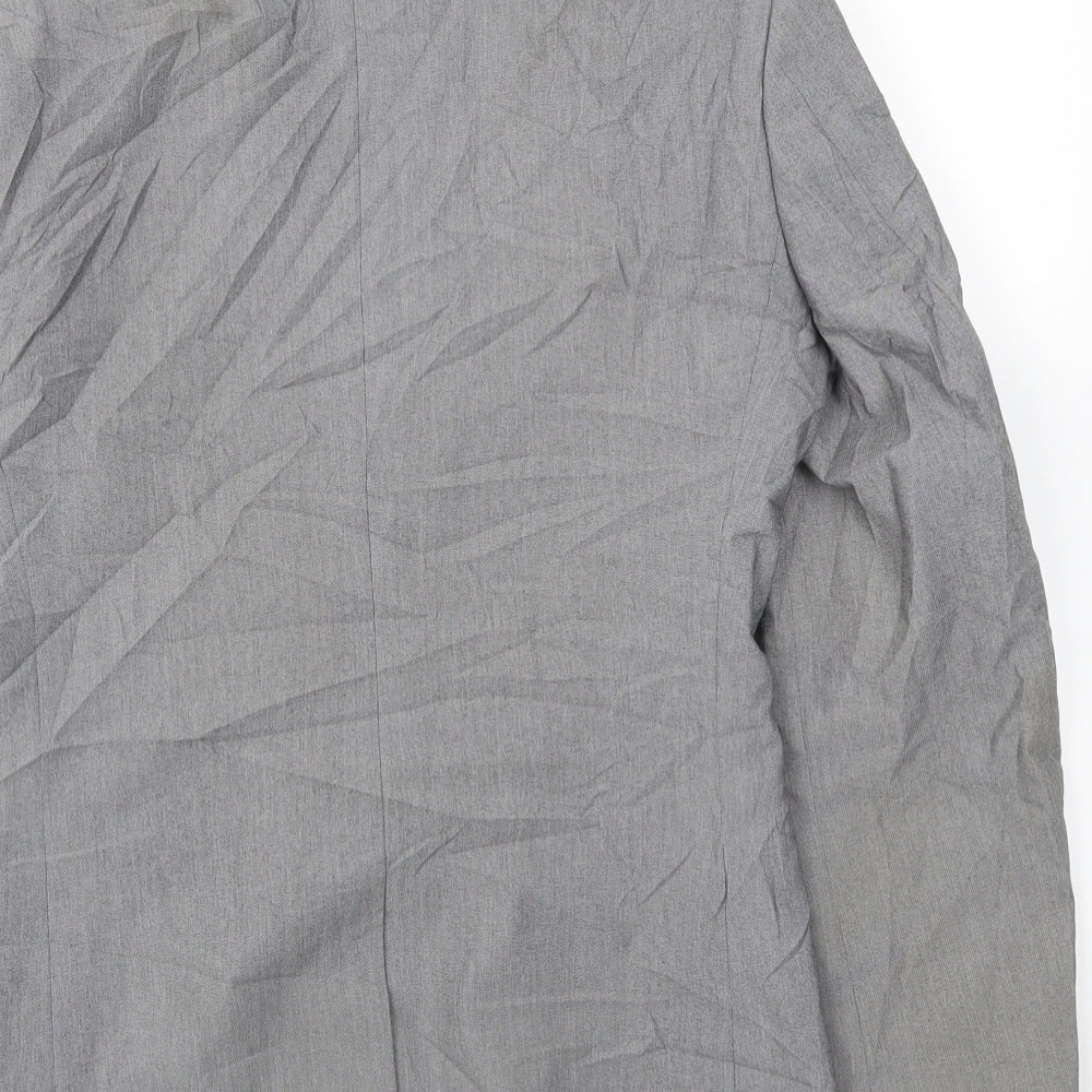 M&S Mens Grey Jacket Blazer Size 34