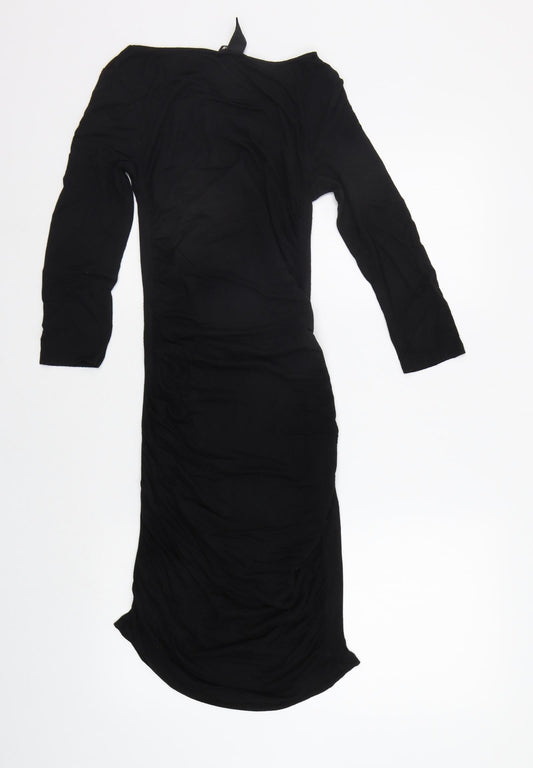 H&M Womens Black A-Line Size M