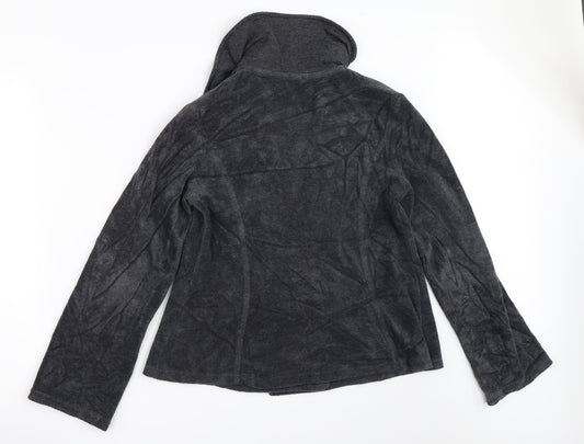 Per Una Womens Grey Fleece Jacket Size S