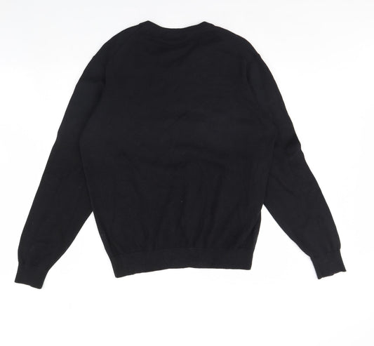 The Golf Co Mens Black Pullover Jumper Size M