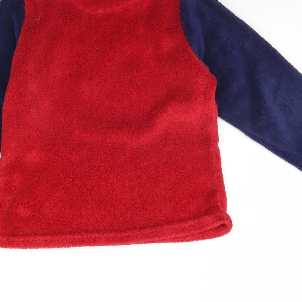 Chill Out Boys Red Solid Pyjama Top Size 6 Years - Football