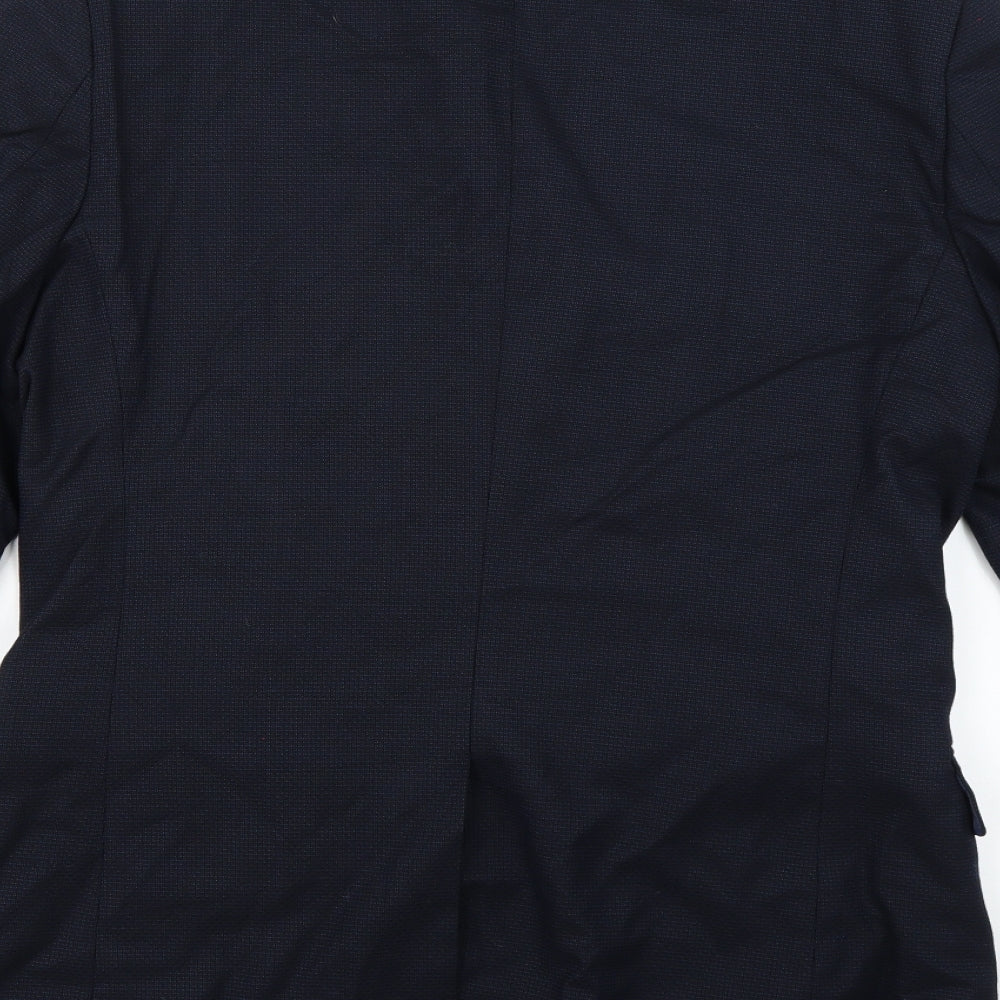 t&w Mens Blue Jacket Suit Jacket Size L