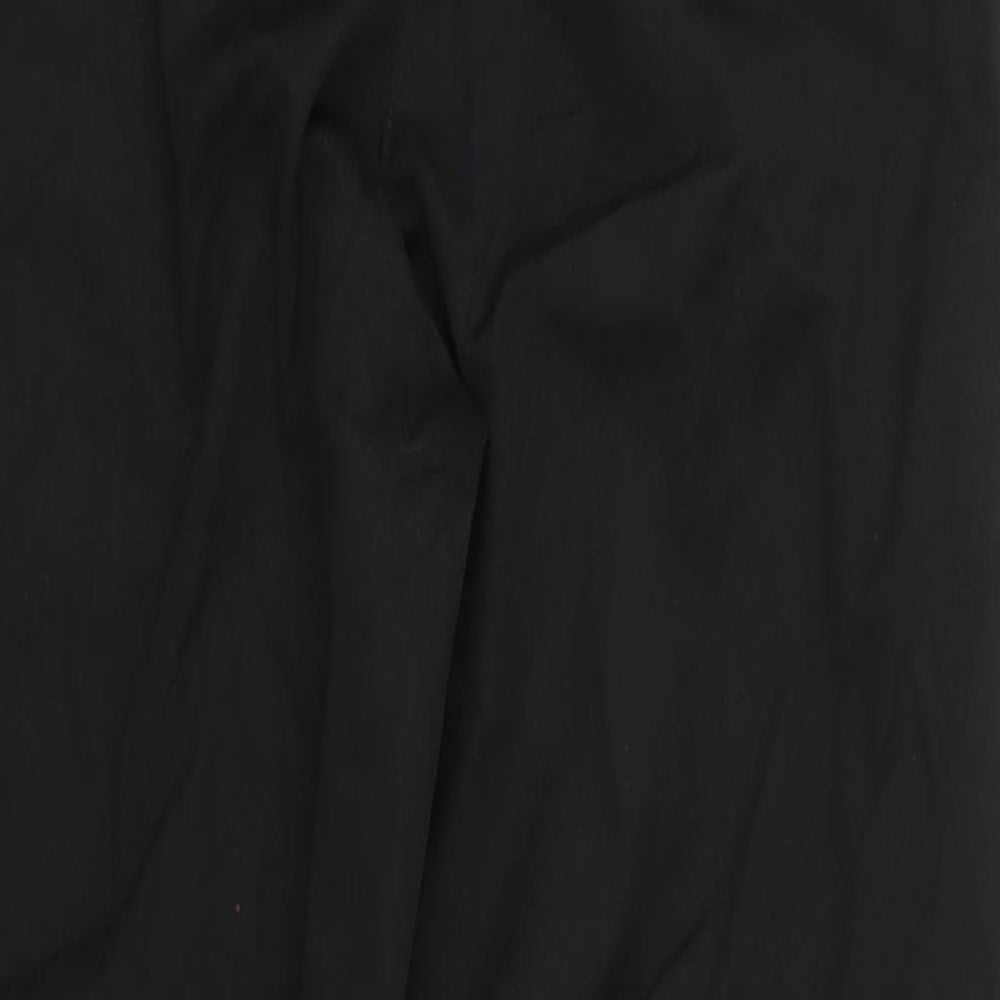 Dimensions Womens Black Trousers Size 14 L27 in