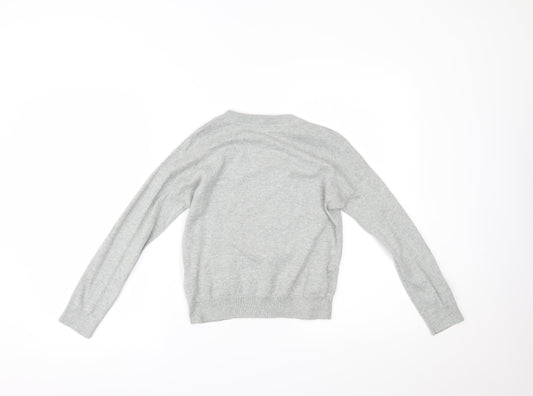 Gap Girls Grey Pullover Jumper Size 10-11 Years