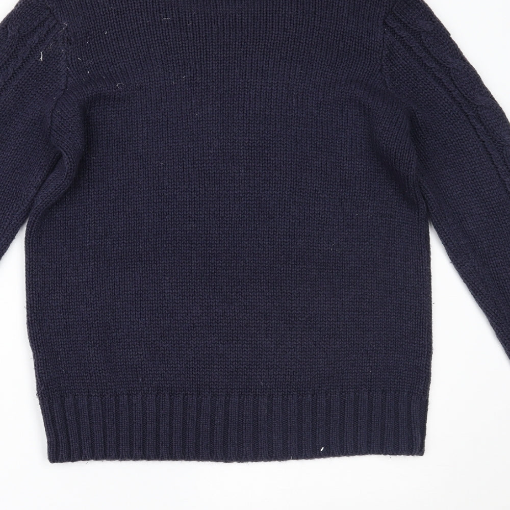 Originals Knitwear Womens Blue Pullover Jumper Size M