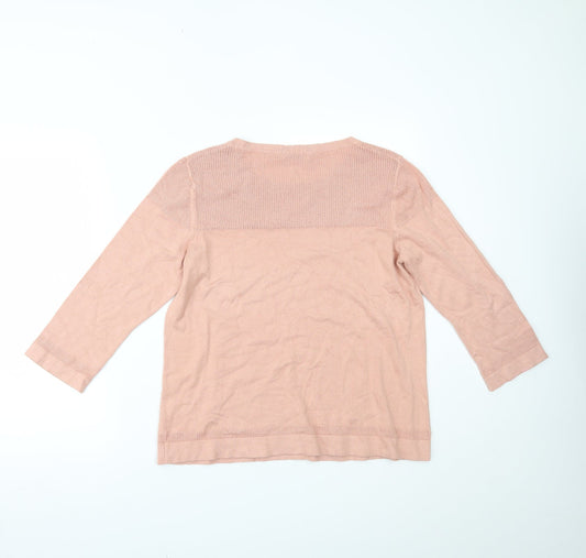 Marks and Spencer Womens Pink Basic Blouse Size 14