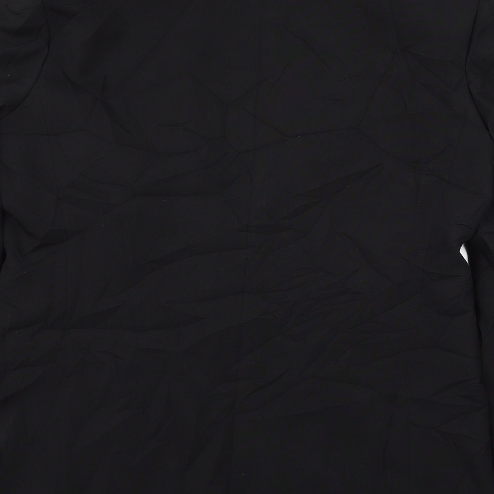 C&A Mens Black Jacket Suit Jacket Size L
