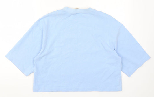 H&M Womens Blue Basic T-Shirt Size XS