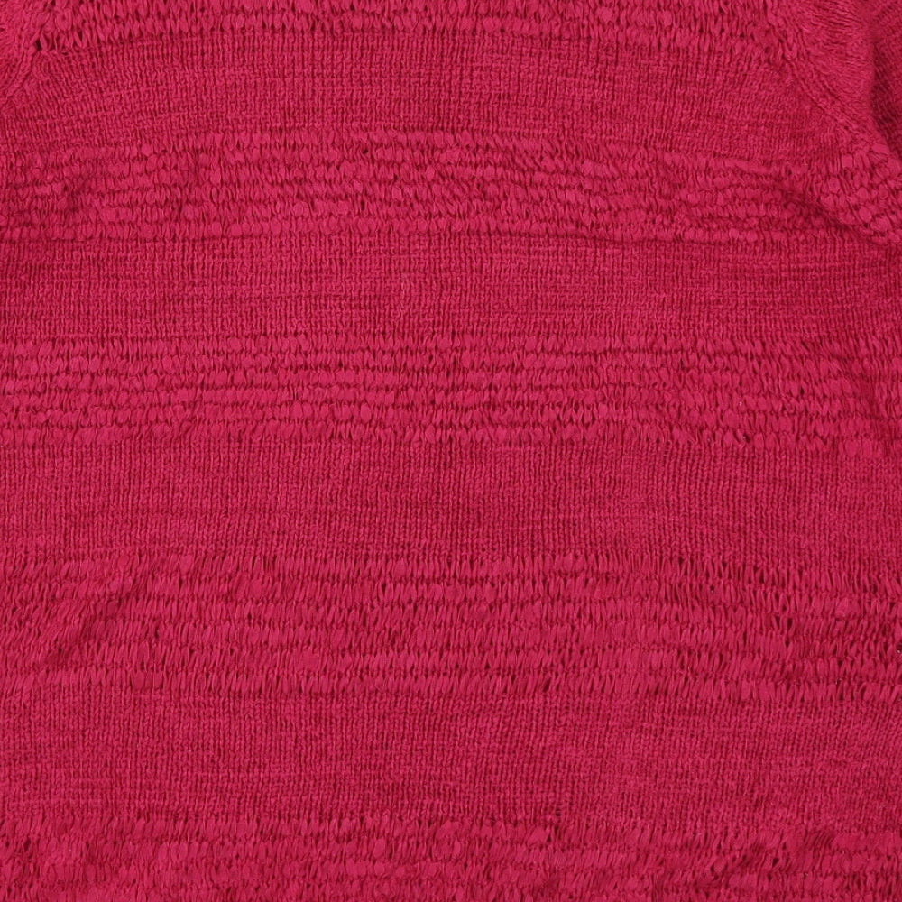 Savoir Womens Pink Knit Pullover Jumper Size 18