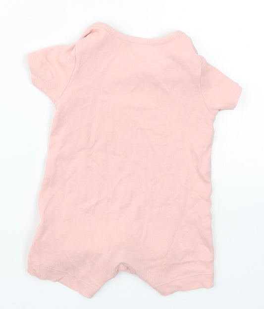 Marks and Spencer Boys Pink Babygrow One-Piece Size 6-9 Months - Zebra