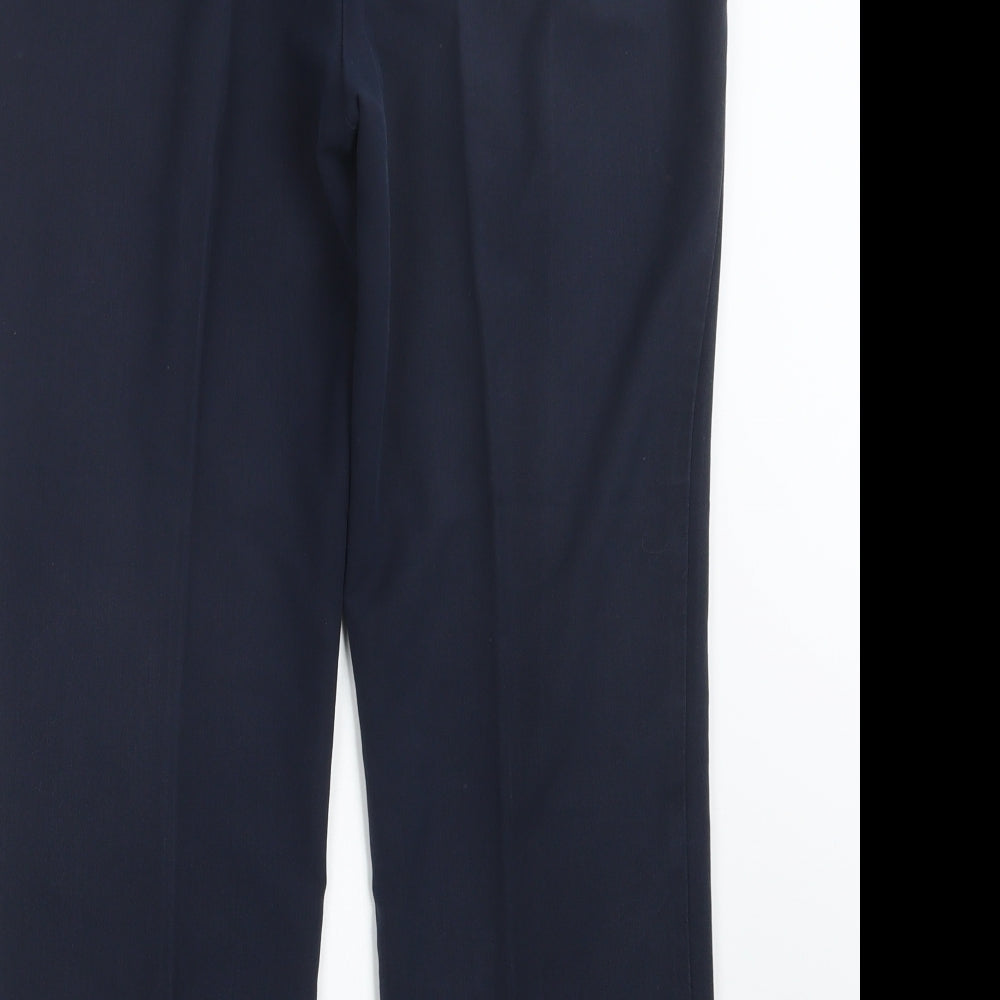 Classic Womens Blue Trousers Size 14 L26.5 in