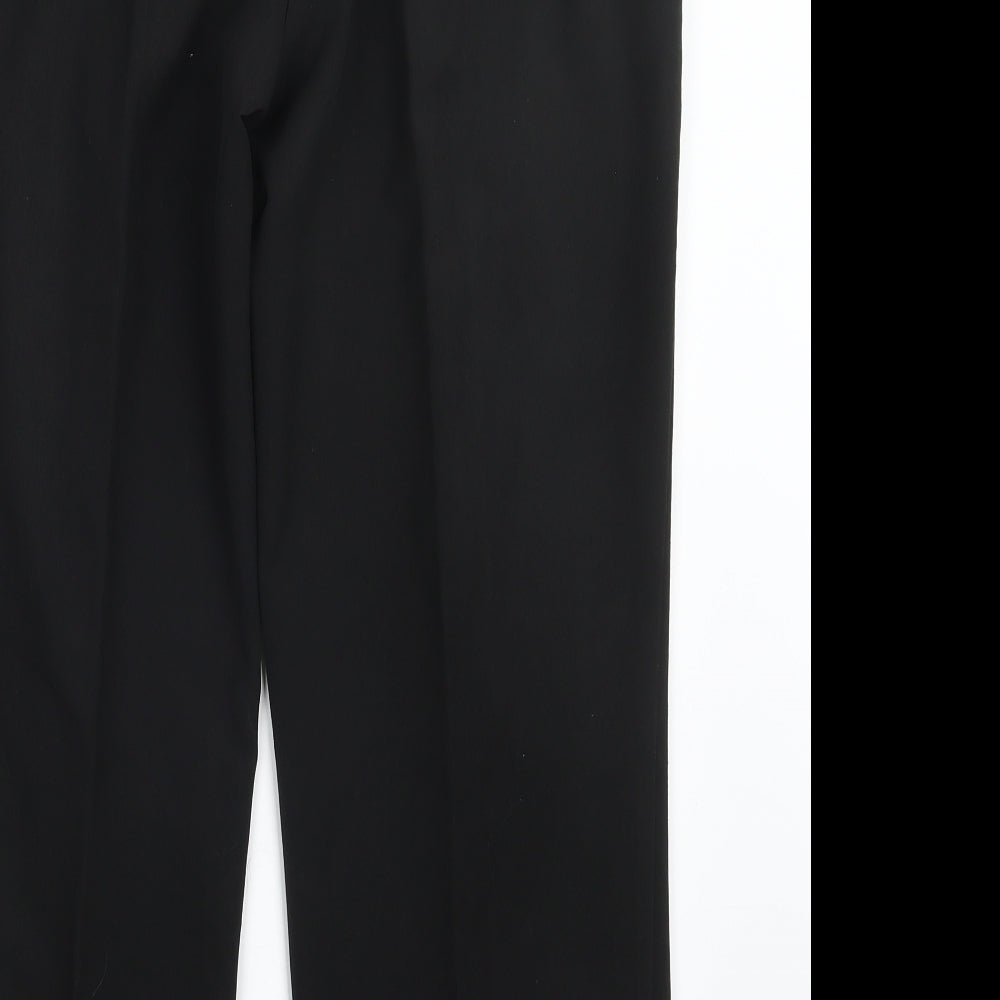 Classic Womens Black Trousers Size 14 L26.5 in