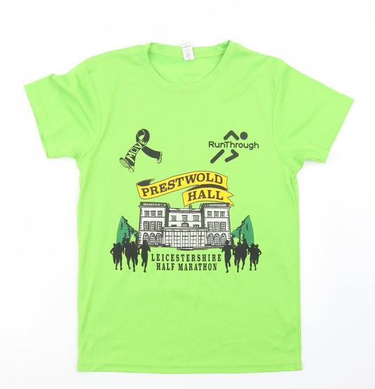 Roly Womens Green Basic T-Shirt Size 10
