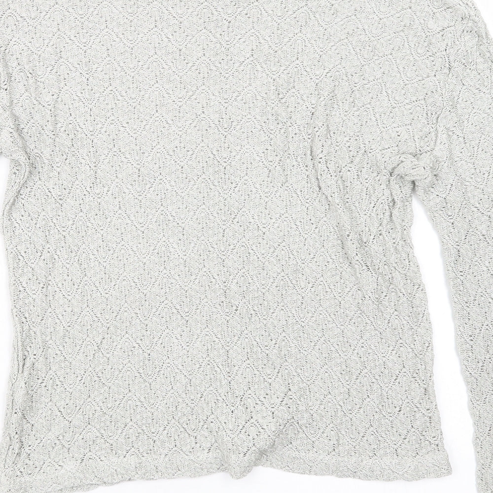 St Bernard Womens Grey Knit Pullover Jumper Size 14