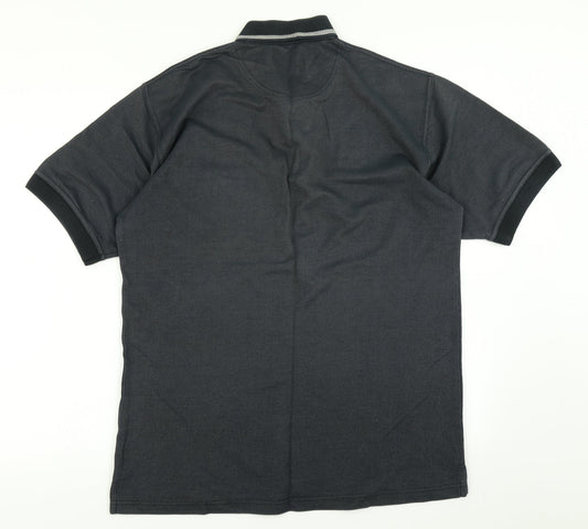 Best in Town Mens Black Polo Size M