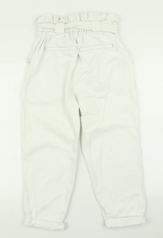River Island Womens White Denim Straight Jeans Size 10 L20 in - Paper