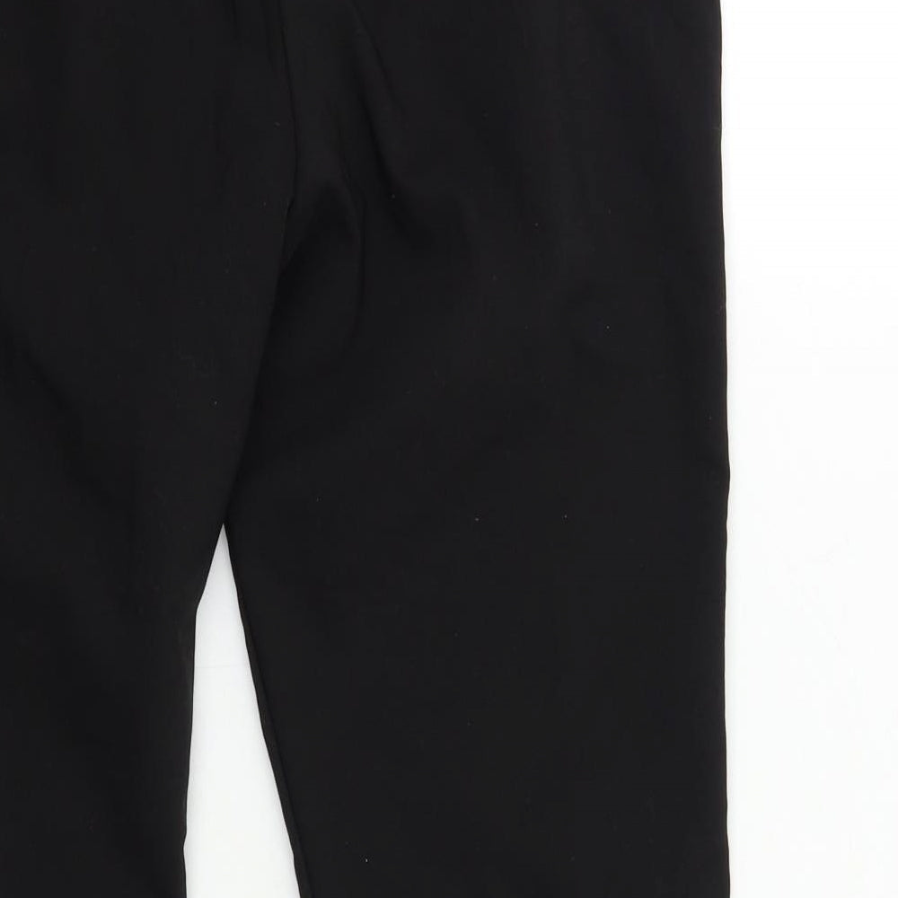 H&M Womens Black Trousers Size 12 L25 in