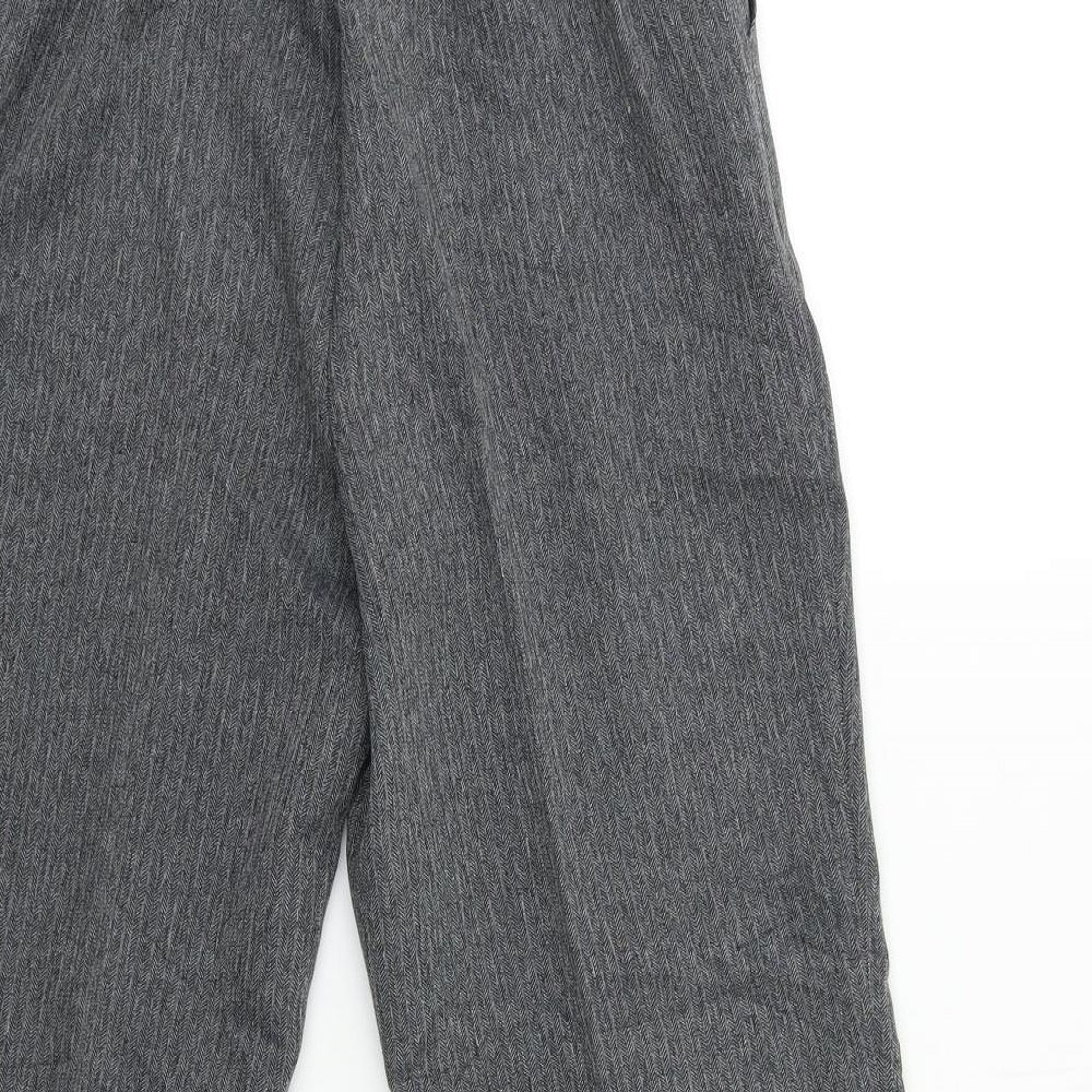 Marks and Spencer Womens Grey Trousers Size 10 L23 in