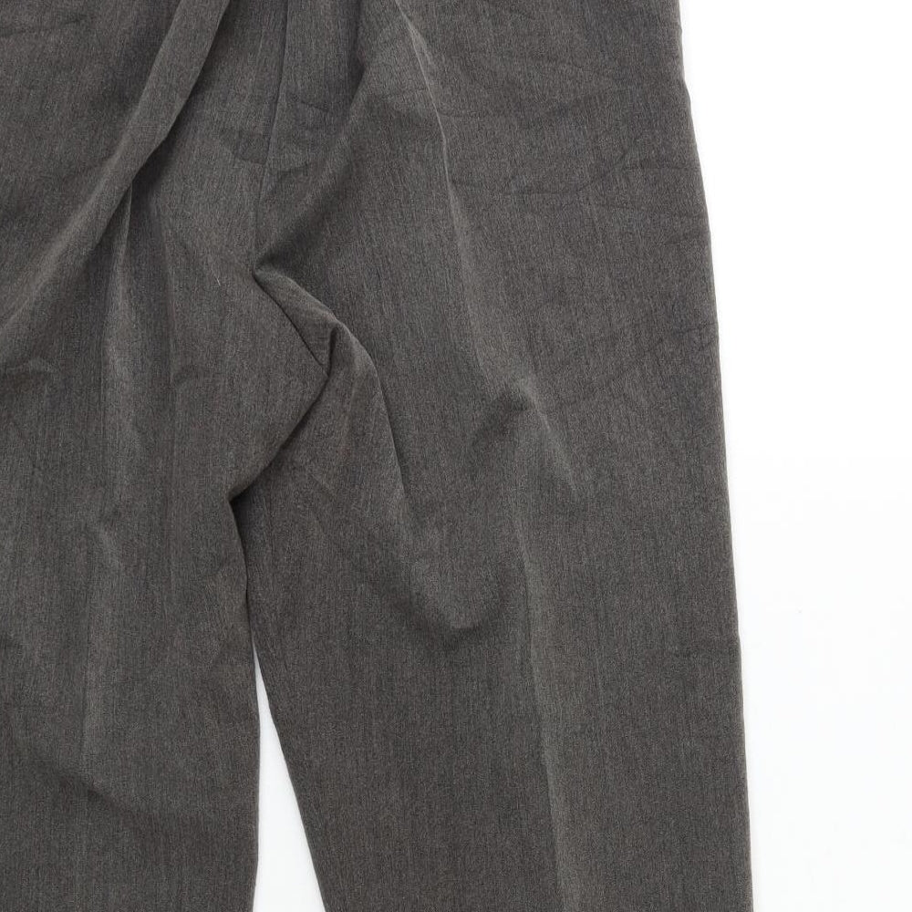Preworn Womens Grey Trousers Size 18 L26 in