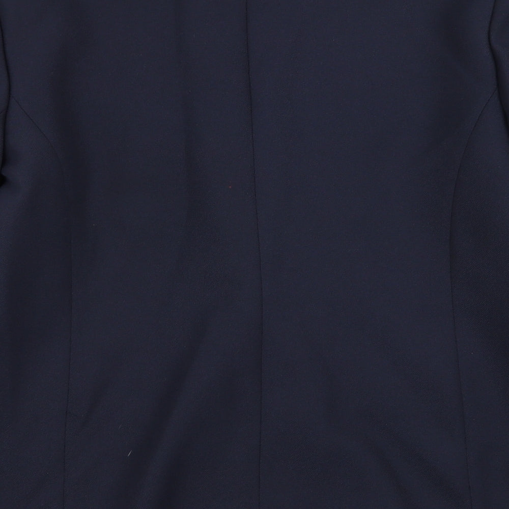 Preworn Womens Blue Jacket Blazer Size 14