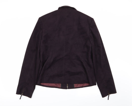 NEXT Womens Purple Jacket Size 14