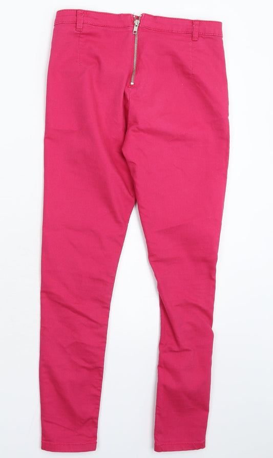 Divided Womens Pink Denim Jegging Jeans Size 10 L25 in