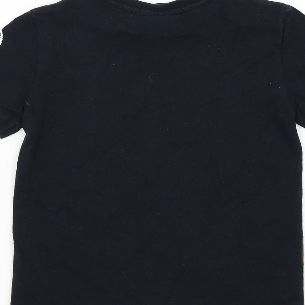 NEXT Boys Black Colourblock Basic T-Shirt Size 4 Years - LEGO
