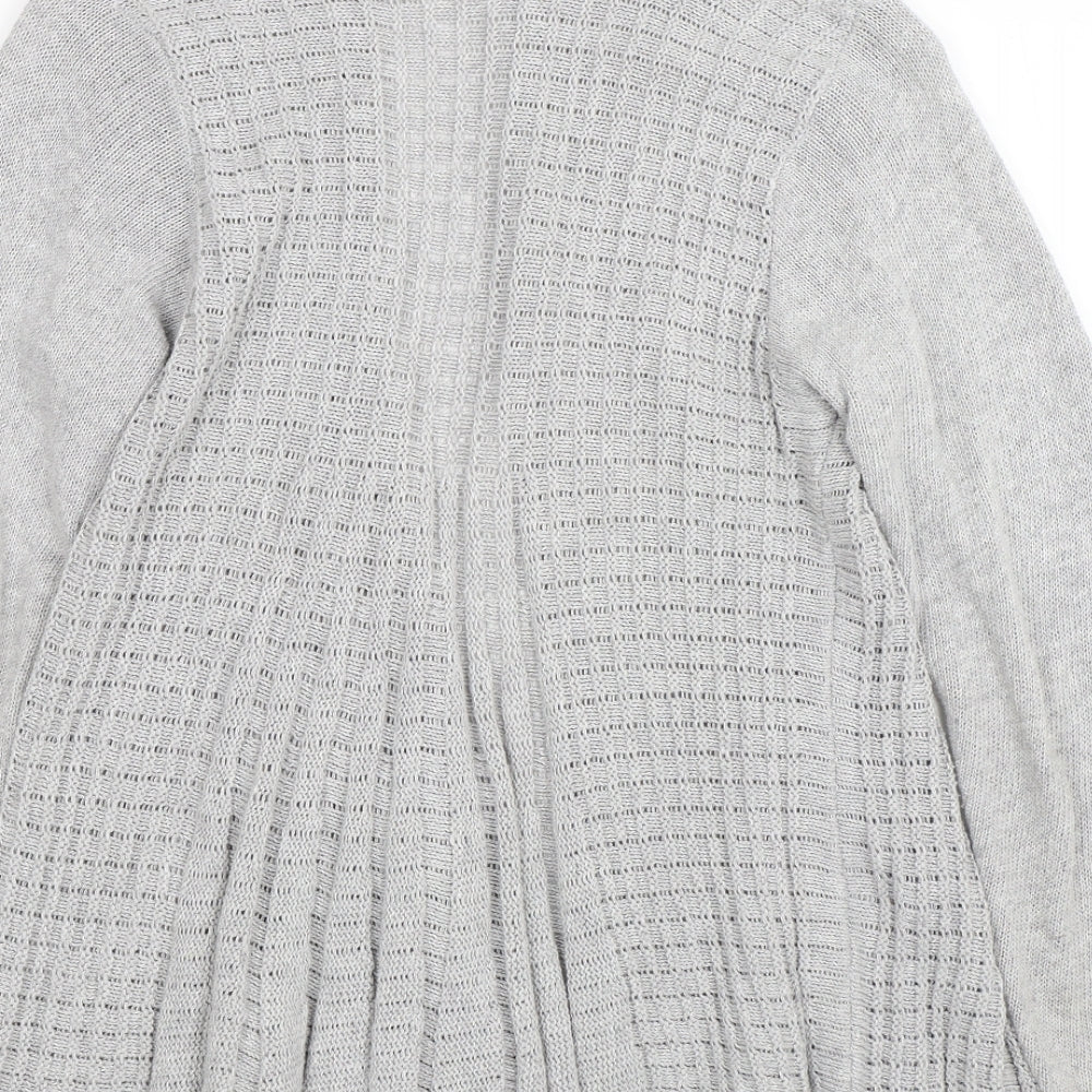 Pura Moda Womens Grey Cardigan Jumper Size L