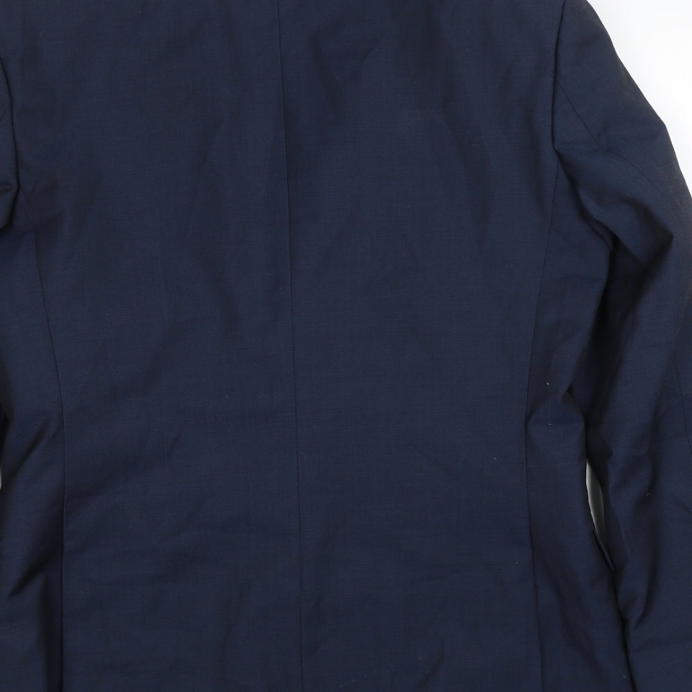 Karl Jackson Mens Blue Jacket Suit Size 38