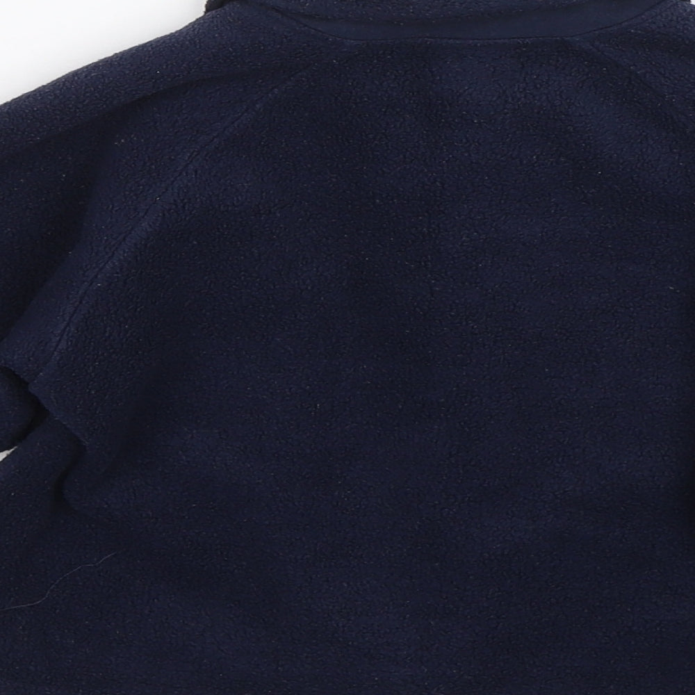Brand and care label for Boots Baby Blue Fleece Full Zip Jumper, size 6-9, Months - Animals