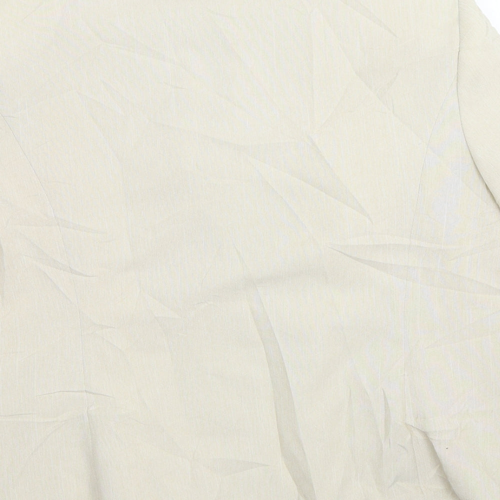 Berkertex Womens Beige Jacket Suit Size 20