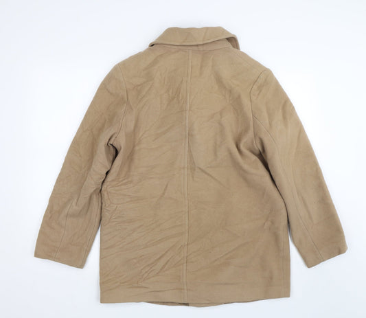 M&S Womens Brown Trench Coat Coat Size 14