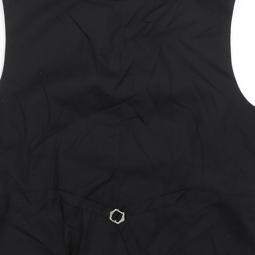 NEXT Mens Grey Striped Jacket Suit Waistcoat