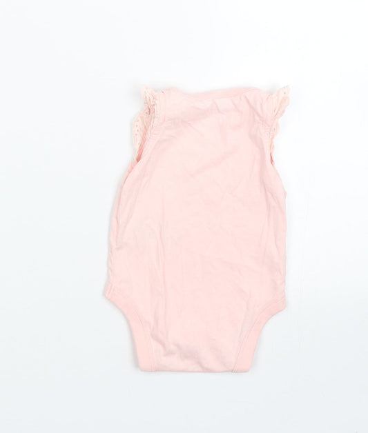 Gap Baby Pink Basic T-Shirt Size 0-3 Months