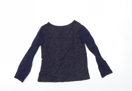 Gap Girls Blue Basic T-Shirt Size 5 Years