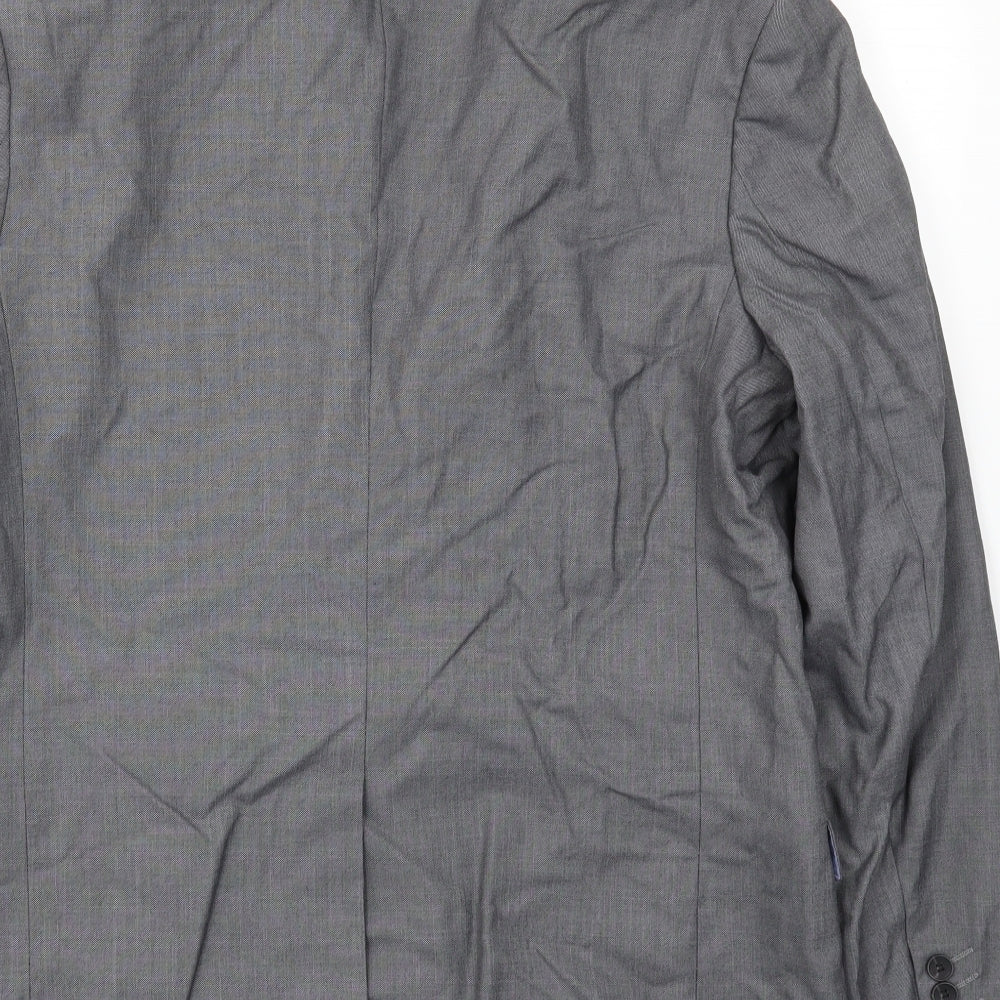 Cedar Wood State Mens Grey Jacket Blazer Size 42