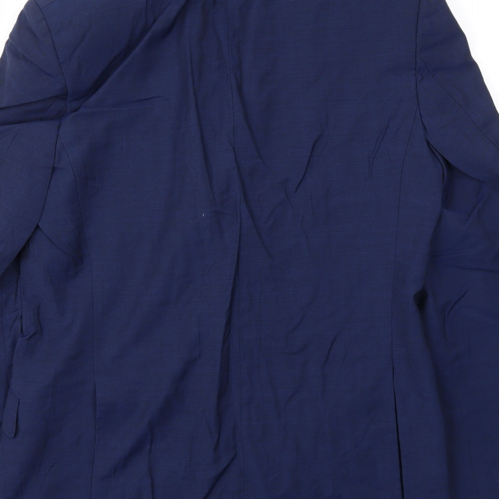 M&S Mens Blue Jacket Blazer Size 38