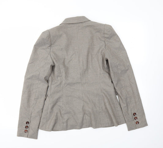SARAR Womens Brown Jacket Blazer Size 36