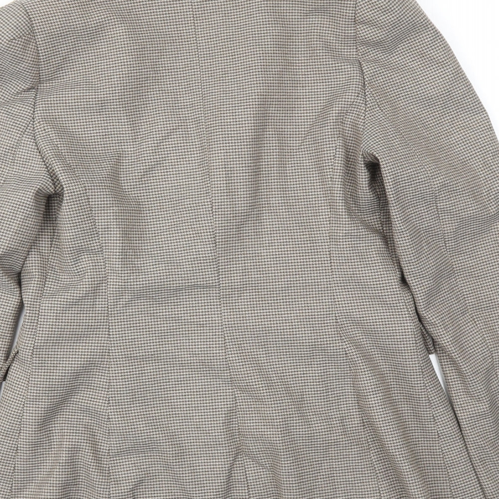 SARAR Womens Brown Jacket Blazer Size 36