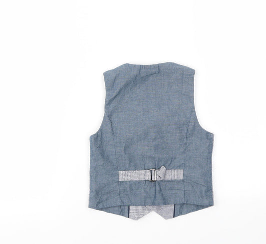 NEXT Boys Blue Basic Jacket Waistcoat Size 3 Years