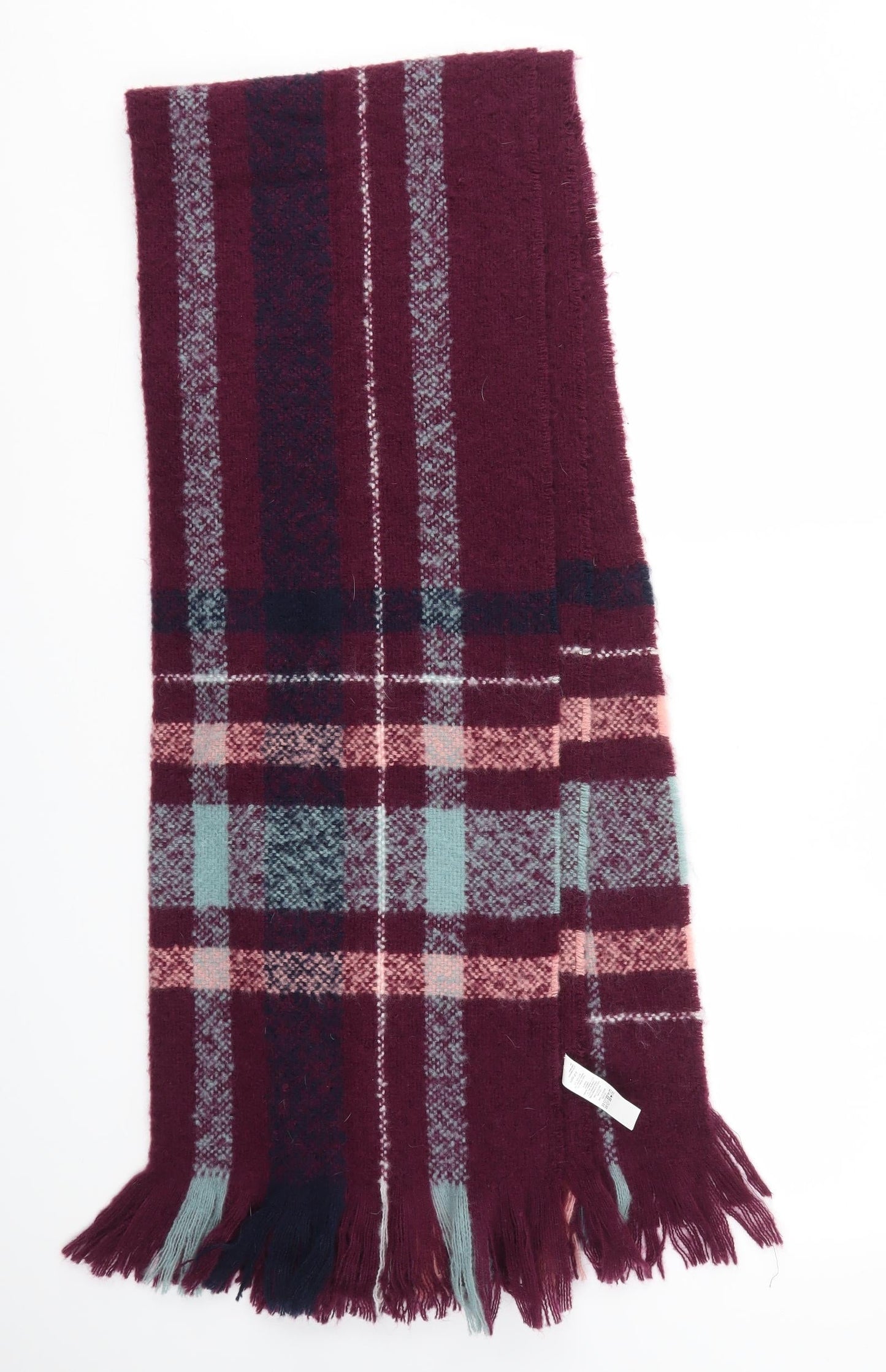 F&F Womens Multicoloured Check Scarf