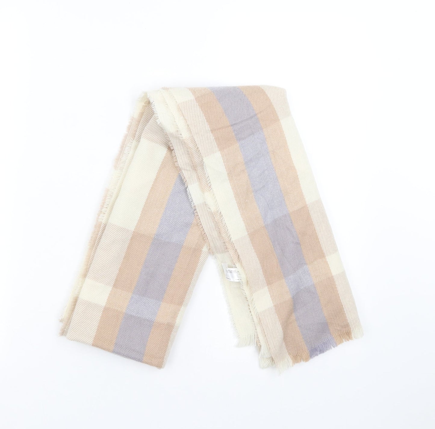 Primark Womens Beige Check Scarf