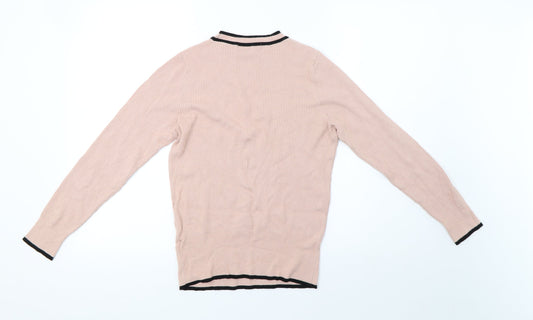 Marks and Spencer Womens Pink Knit Pullover Sweatshirt Size 12