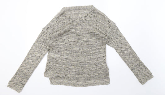 Oasis Womens Grey Pullover Sweatshirt Size XS